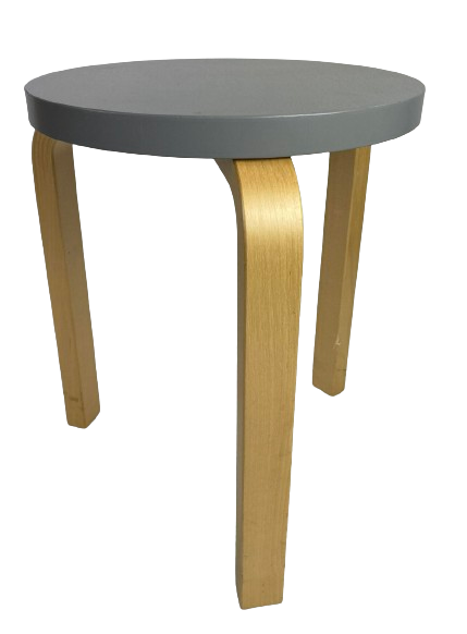 Tabouret 60 assise grise