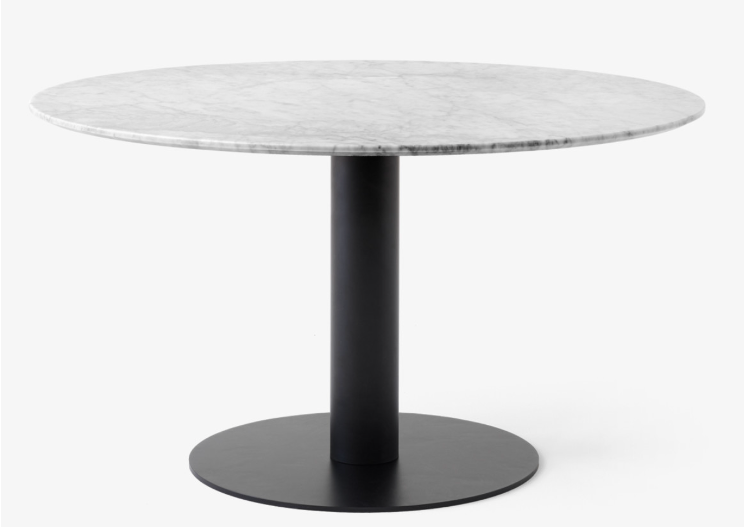Table ronde SK20 - plateau marbre de Carrare diam 150 cm